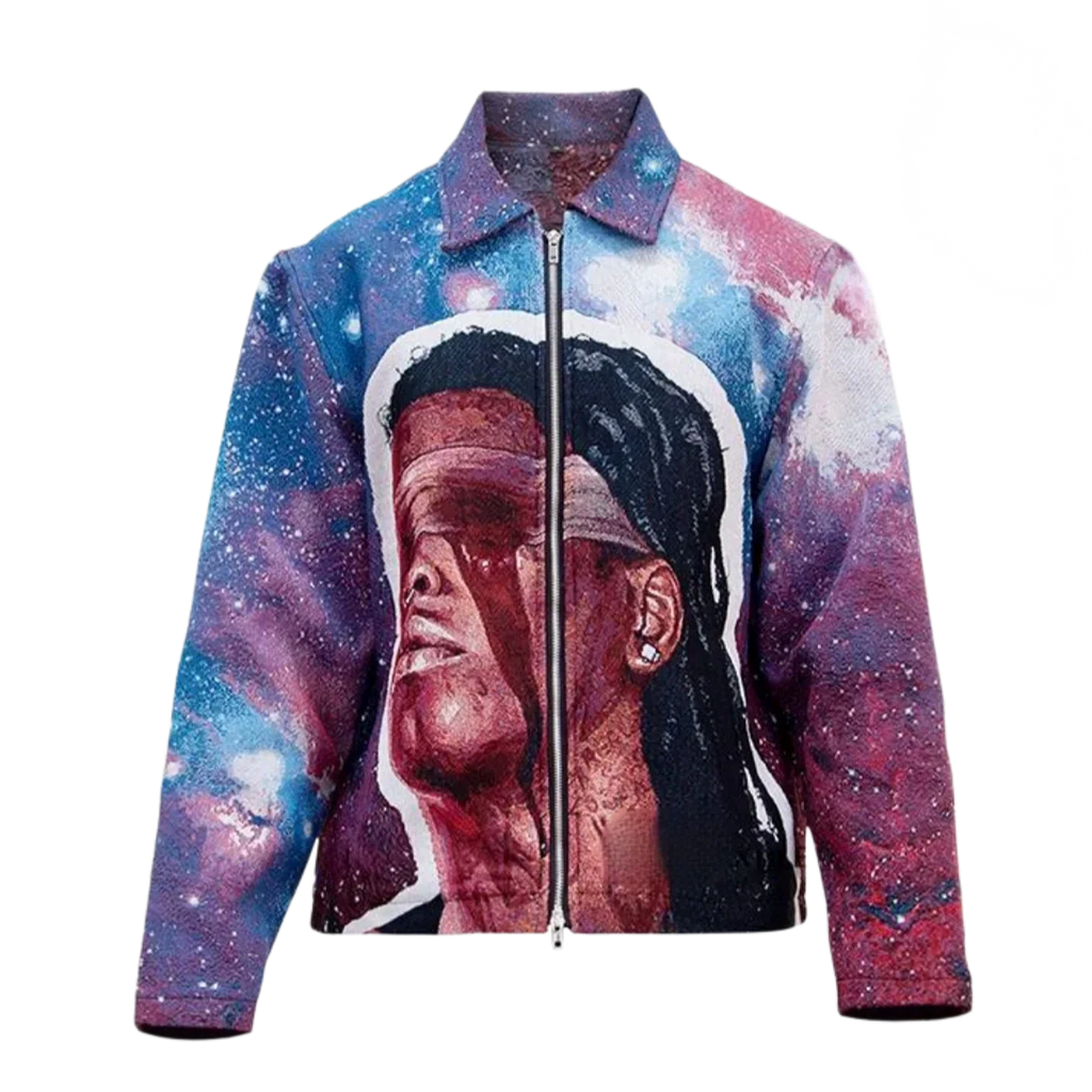 Galaxy Portrait Woven Tapestry Jacket