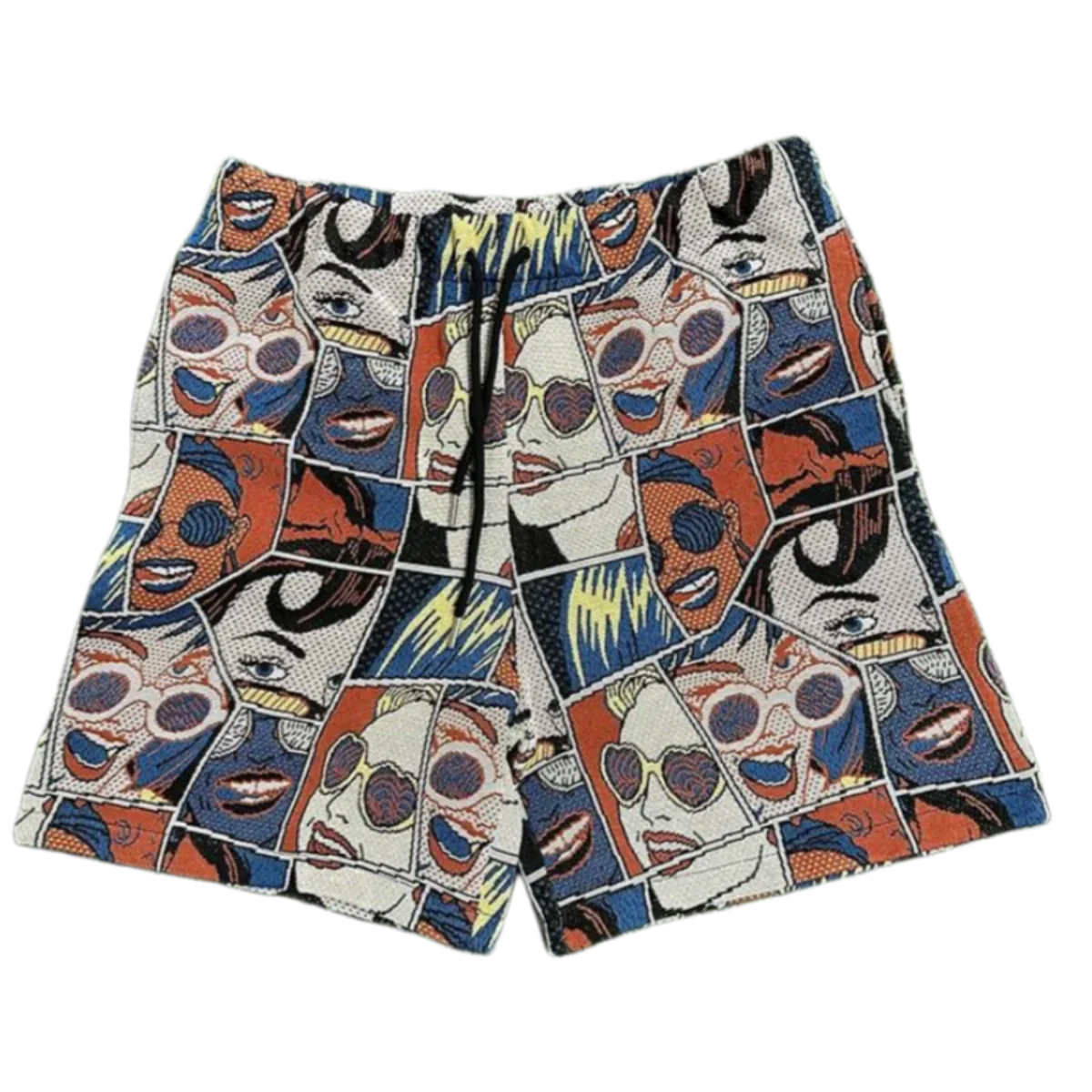 Pop Art Collage Woven Tapestry Shorts