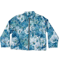 Blue Floral Woven Tapestry Jacket