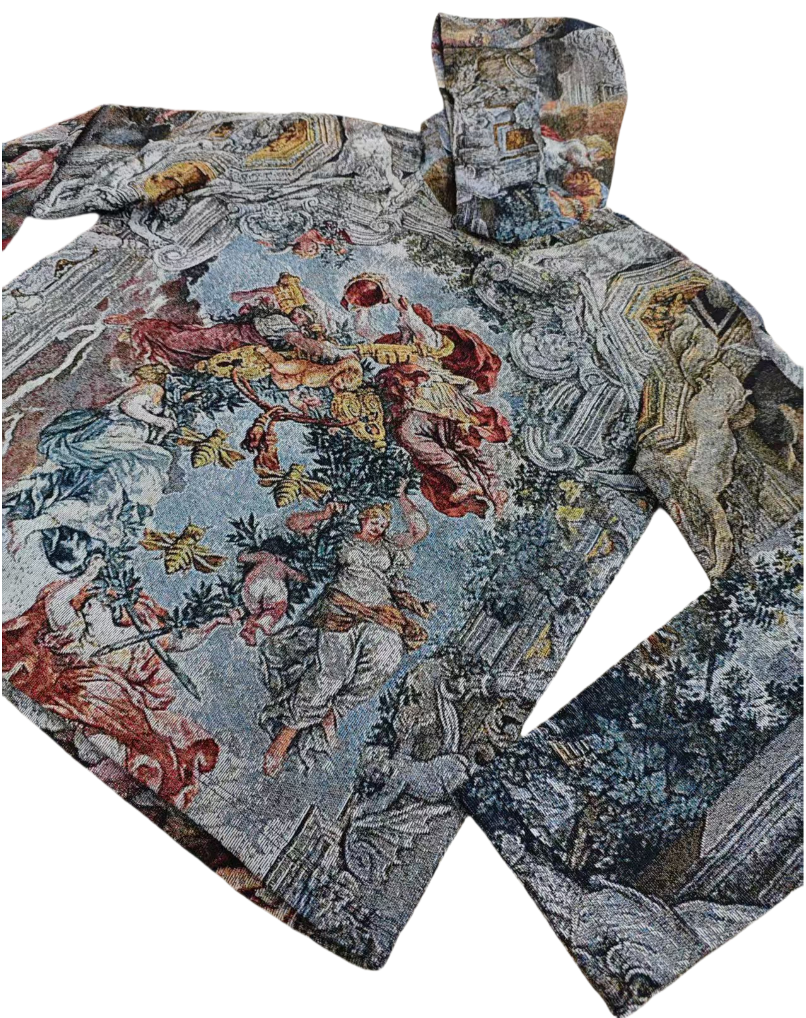 Retro Abstract Art Collage Hoodie