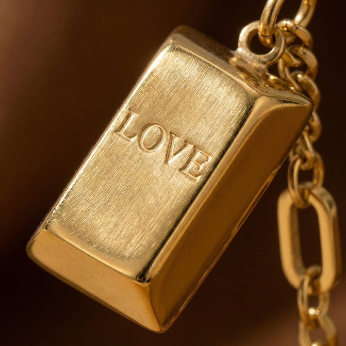 Prosperity Gold Bar Necklace